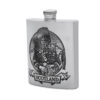 Карманная фляга English Pewter SF254 с изображением волынщика. Вид сбоку. Карманная фляга English Pewter SF254 с изображением волынщика. Вид сбоку.