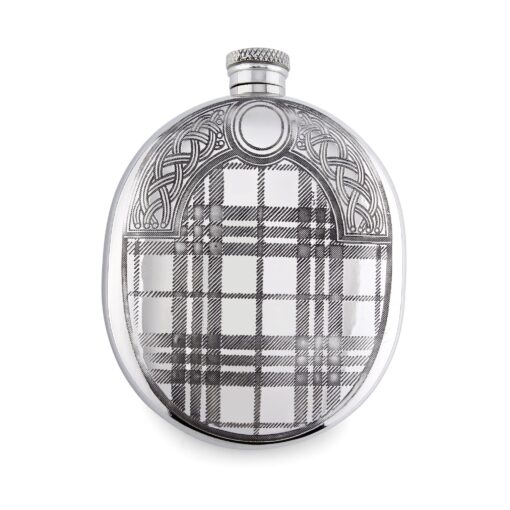 Карманная фляга English Pewter TSF620 для споррана. Вид спереди.