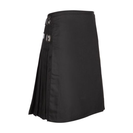 Килт «Plain Black» 8 ярдов, вид справа