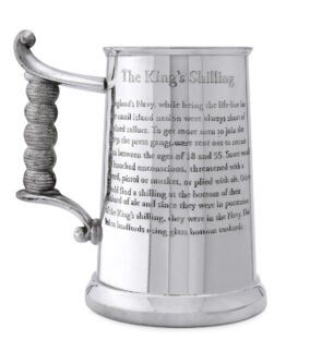 Пивная кружка English Pewter HG170 "Королевский Шиллинг".
