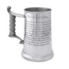 Пивная кружка English Pewter HG170 «Королевский Шиллинг». Вид сверху.